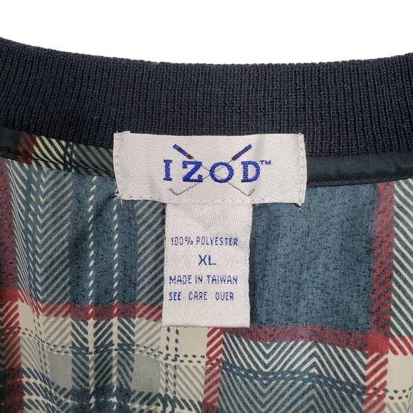 Izod Mens Size XL Jacket Pullover Golf Wind Shirt Pockets Oversized - Picture 6 of 7